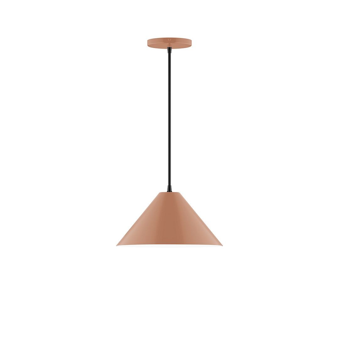 Montclair Light Works - PEB422-19-C21-L12 - LED Pendant - Axis - Terracotta