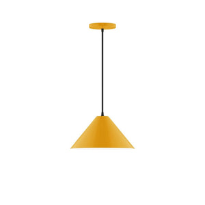 Montclair Light Works - PEB422-21-L12 - LED Pendant - Axis - Bright Yellow