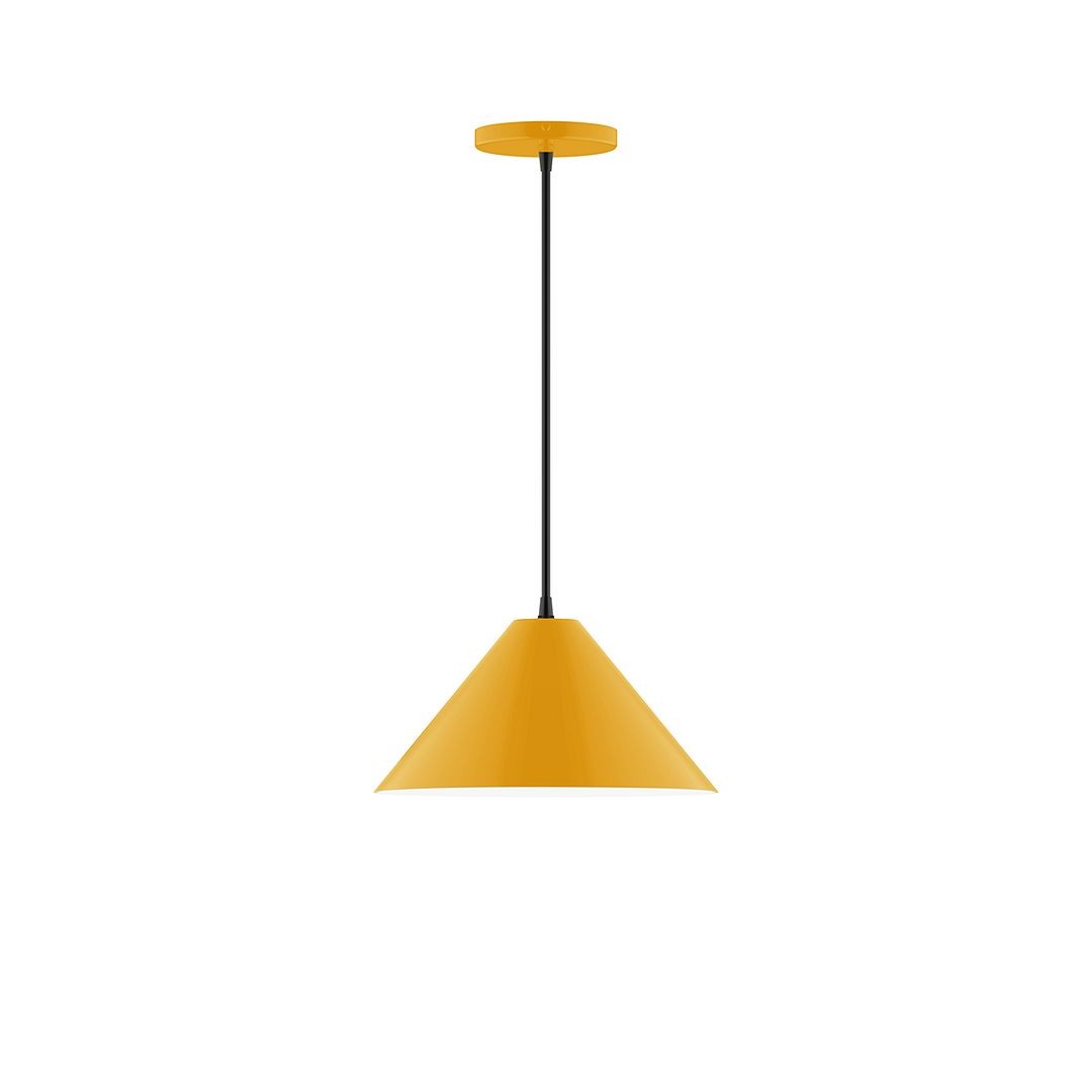 Montclair Light Works - PEB422-21-C27-L12 - LED Pendant - Axis - Bright Yellow