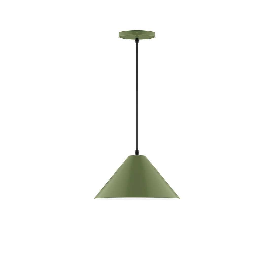 Montclair Light Works - PEB422-22-C16-L12 - LED Pendant - Axis - Fern Green