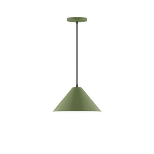 Montclair Light Works - PEB422-22-C16-L12 - LED Pendant - Axis - Fern Green