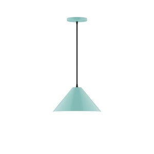 Montclair Light Works - PEB422-48-L12 - LED Pendant - Axis - Sea Green