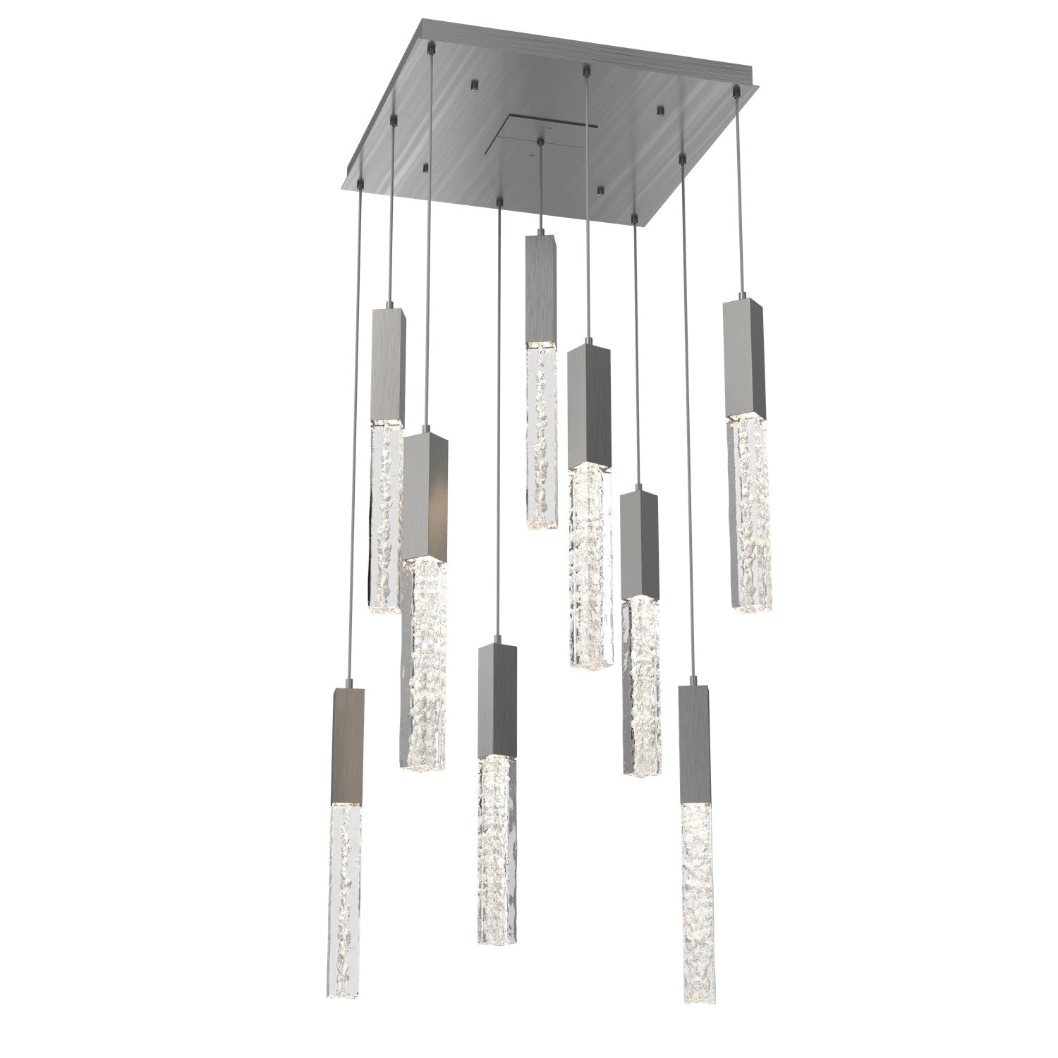 Hammerton Studio - CHB0060-09-SN-GC-C01-L1 - LED Pendant - Axis - Satin Nickel