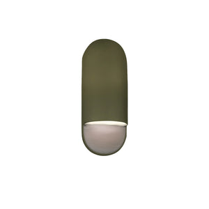 Justice Designs - CER-5620W-MGRN - One Light Outdoor Wall Sconce - Ambiance - Matte Green