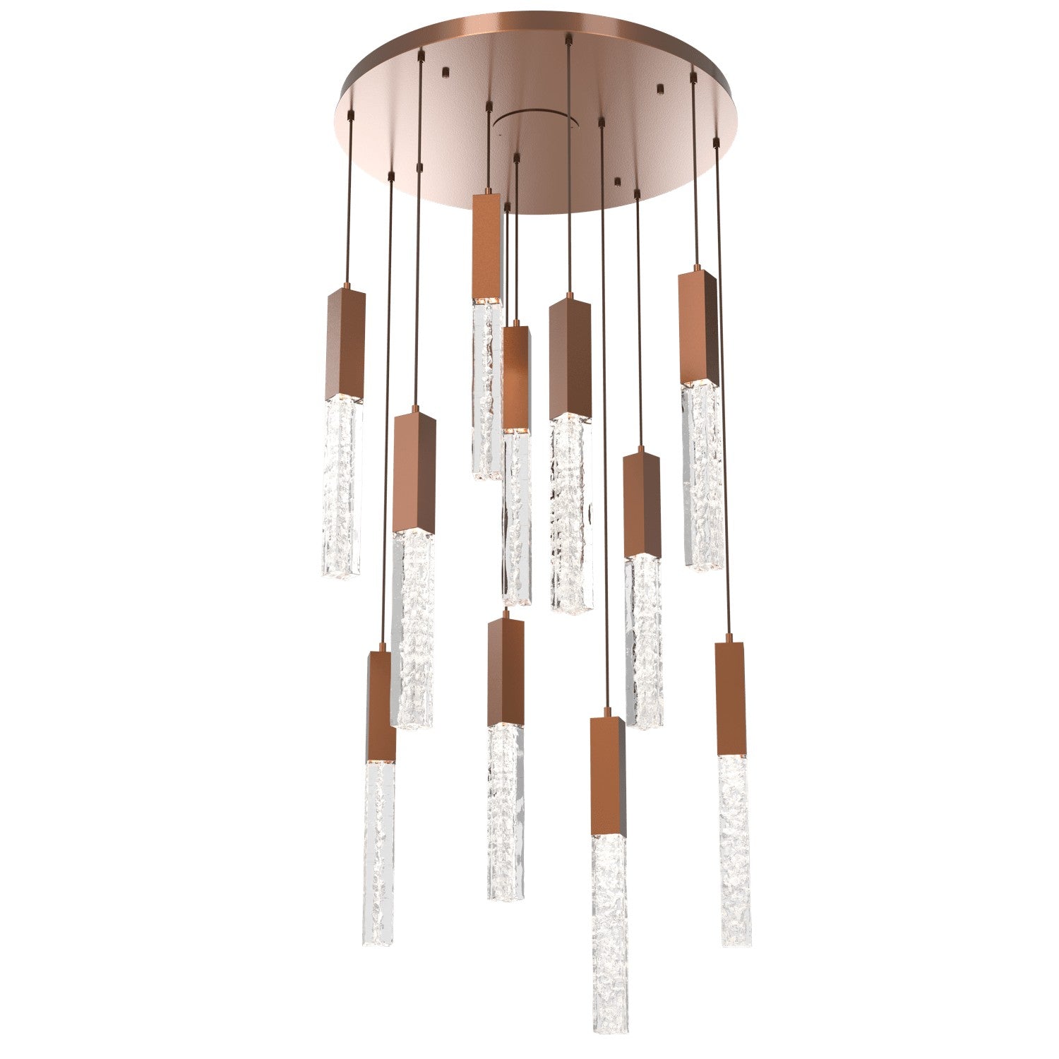 Hammerton Studio - CHB0060-11-BB-GC-C01-L1 - LED Pendant - Axis - Burnished Bronze