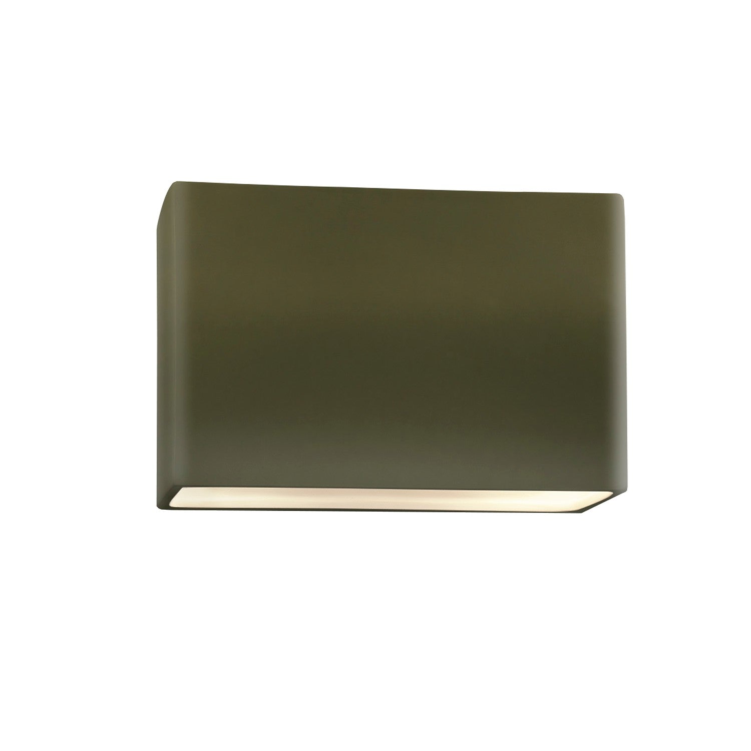 Justice Designs - CER-5655-MGRN - Two Light Wall Sconce - Ambiance - Matte Green