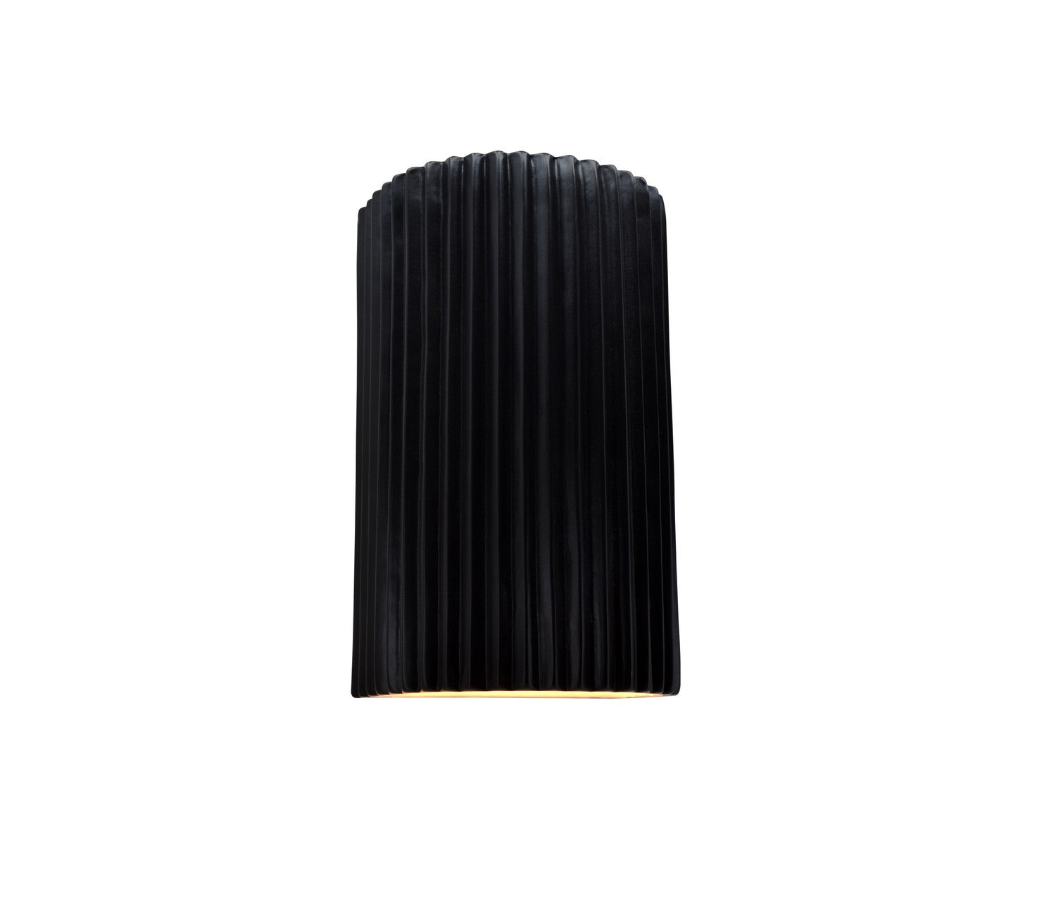 Justice Designs - CER-5740-CRB - One Light Wall Sconce - Ambiance - Carbon - Matte Black