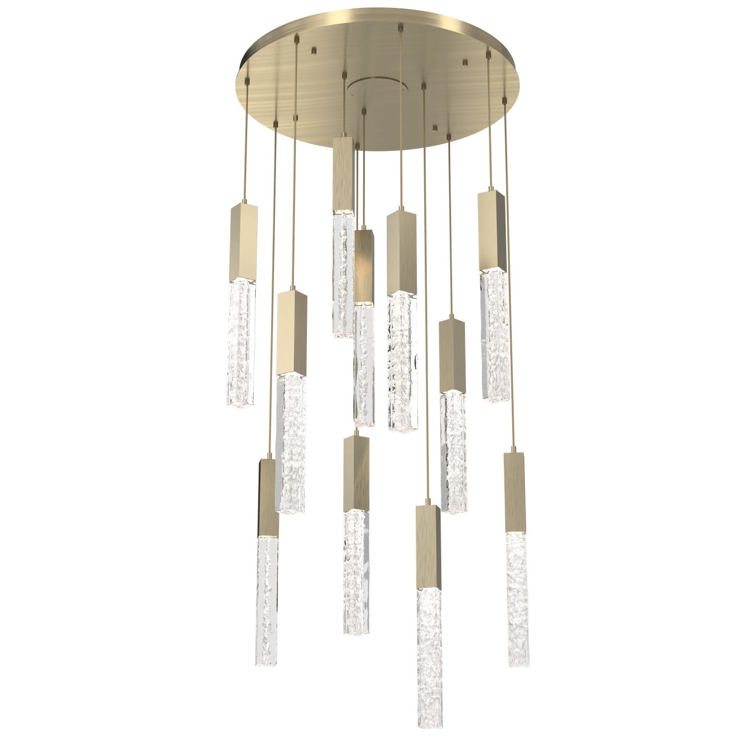 Hammerton Studio - CHB0060-11-HB-GC-C01-L1 - LED Pendant - Axis - Heritage Brass