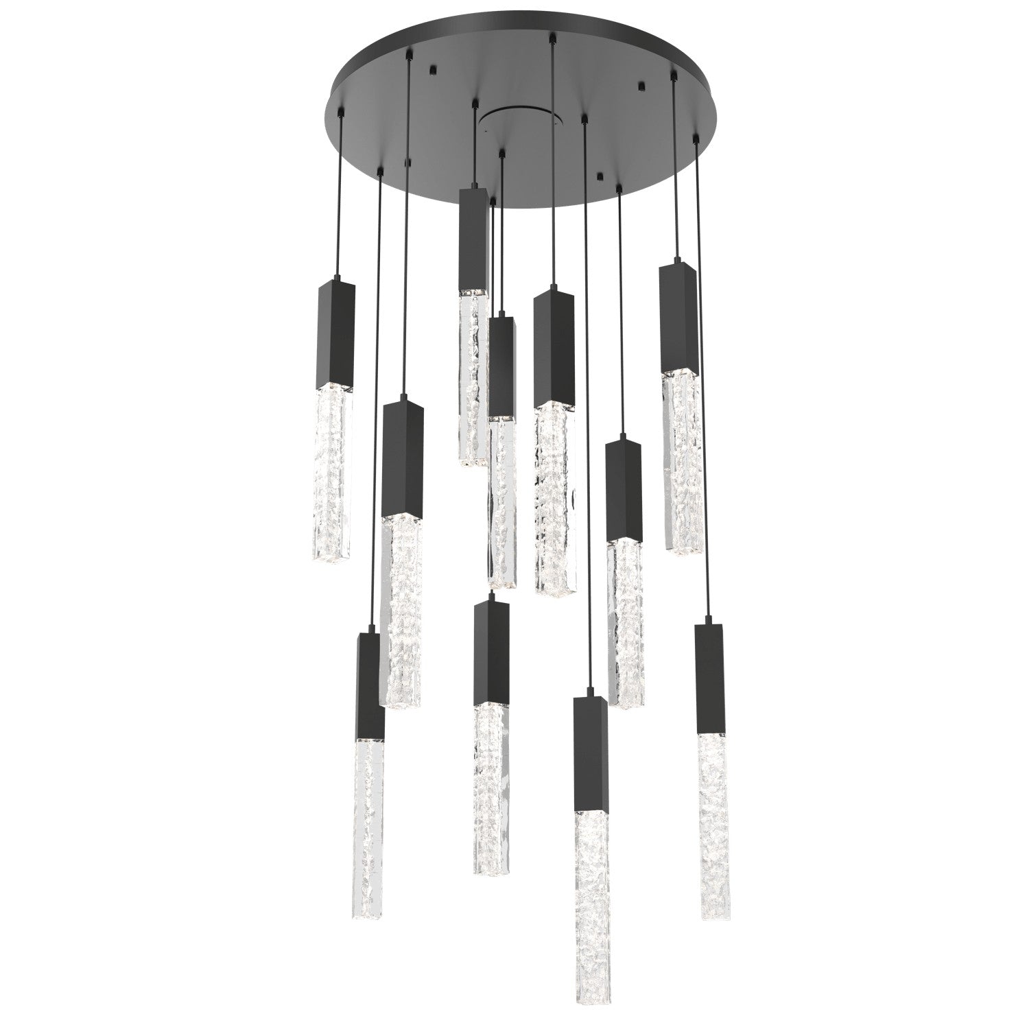 Hammerton Studio - CHB0060-11-MB-GC-C01-L3 - LED Pendant - Axis - Matte Black