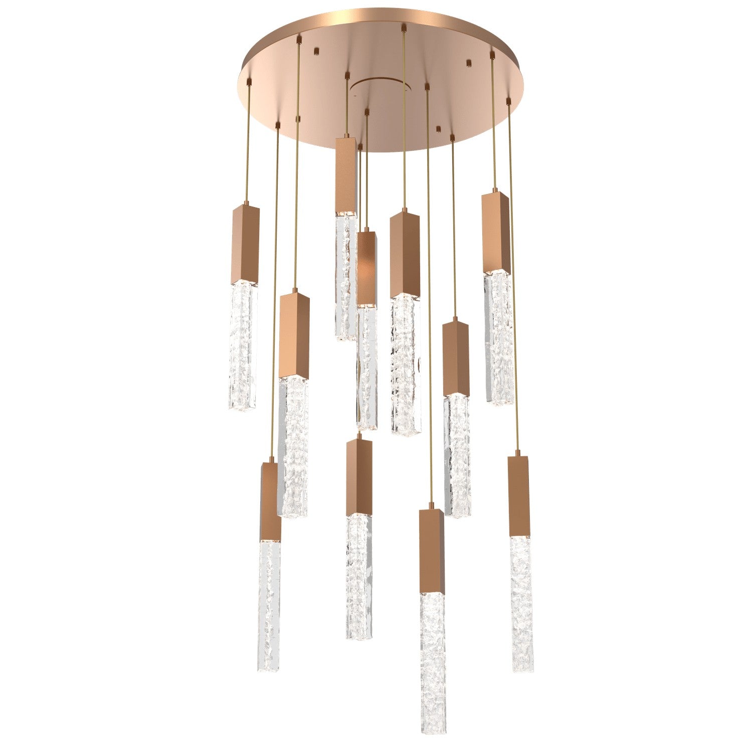 Hammerton Studio - CHB0060-11-NB-GC-C01-L3 - LED Pendant - Axis - Novel Brass