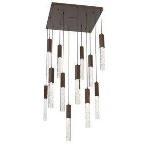 Hammerton Studio - CHB0060-12-FB-GC-C01-L1 - LED Pendant - Axis - Flat Bronze