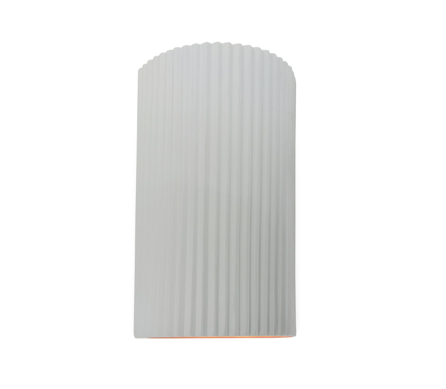 Justice Designs - CER-5745-WTWT - Two Light Wall Sconce - Ambiance - Gloss White (outside and inside of fixture)