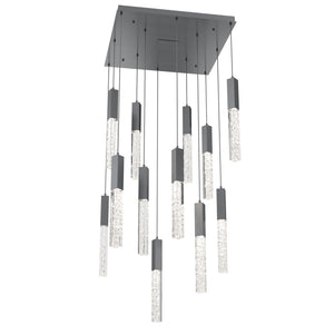 Hammerton Studio - CHB0060-12-GM-GC-C01-L3 - LED Pendant - Axis - Gunmetal