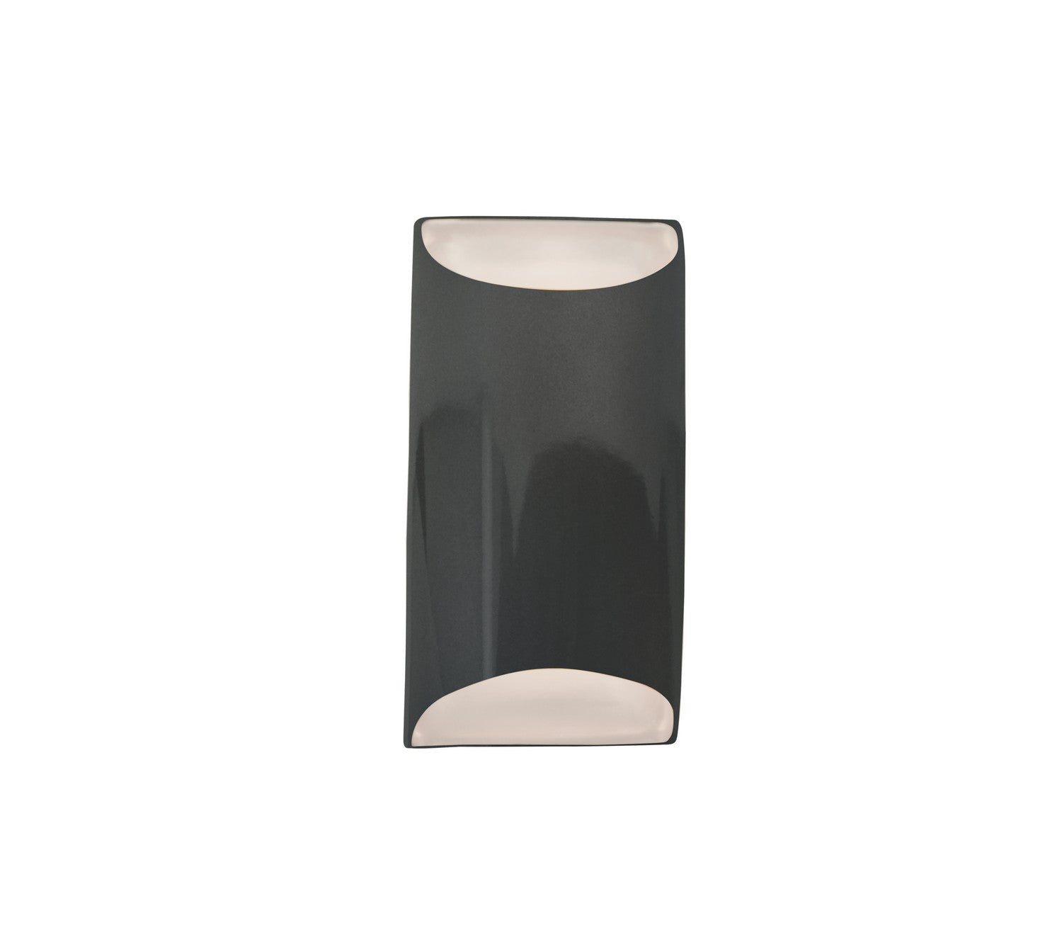 Justice Designs - CER-5750-GRY - One Light Wall Sconce - Ambiance - Gloss Grey