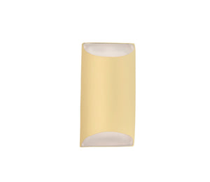 Justice Designs - CER-5750-MYLW - One Light Wall Sconce - Ambiance - Muted Yellow