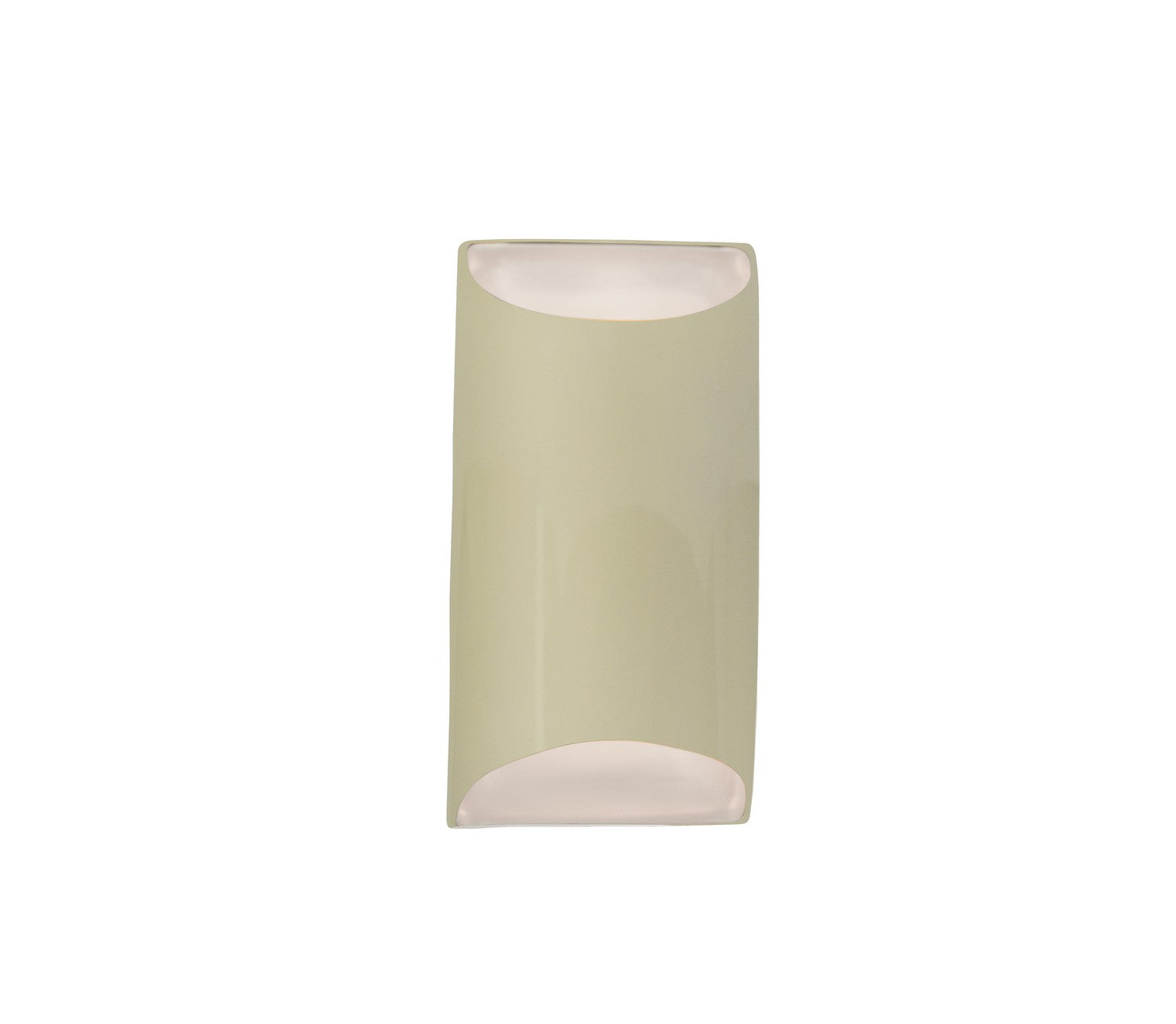 Justice Designs - CER-5750-VAN - One Light Wall Sconce - Ambiance - Vanilla (Gloss)