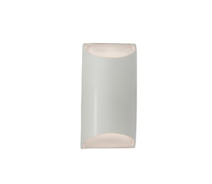 Justice Designs - CER-5750W-MAT - LED Outdoor Wall Sconce - Ambiance - Matte White