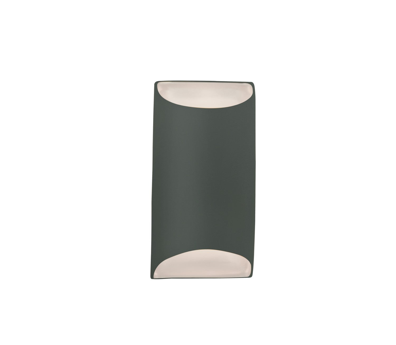 Justice Designs - CER-5750W-PWGN - LED Outdoor Wall Sconce - Ambiance - Pewter Green