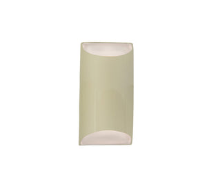 Justice Designs - CER-5750W-VAN - LED Outdoor Wall Sconce - Ambiance - Vanilla (Gloss)