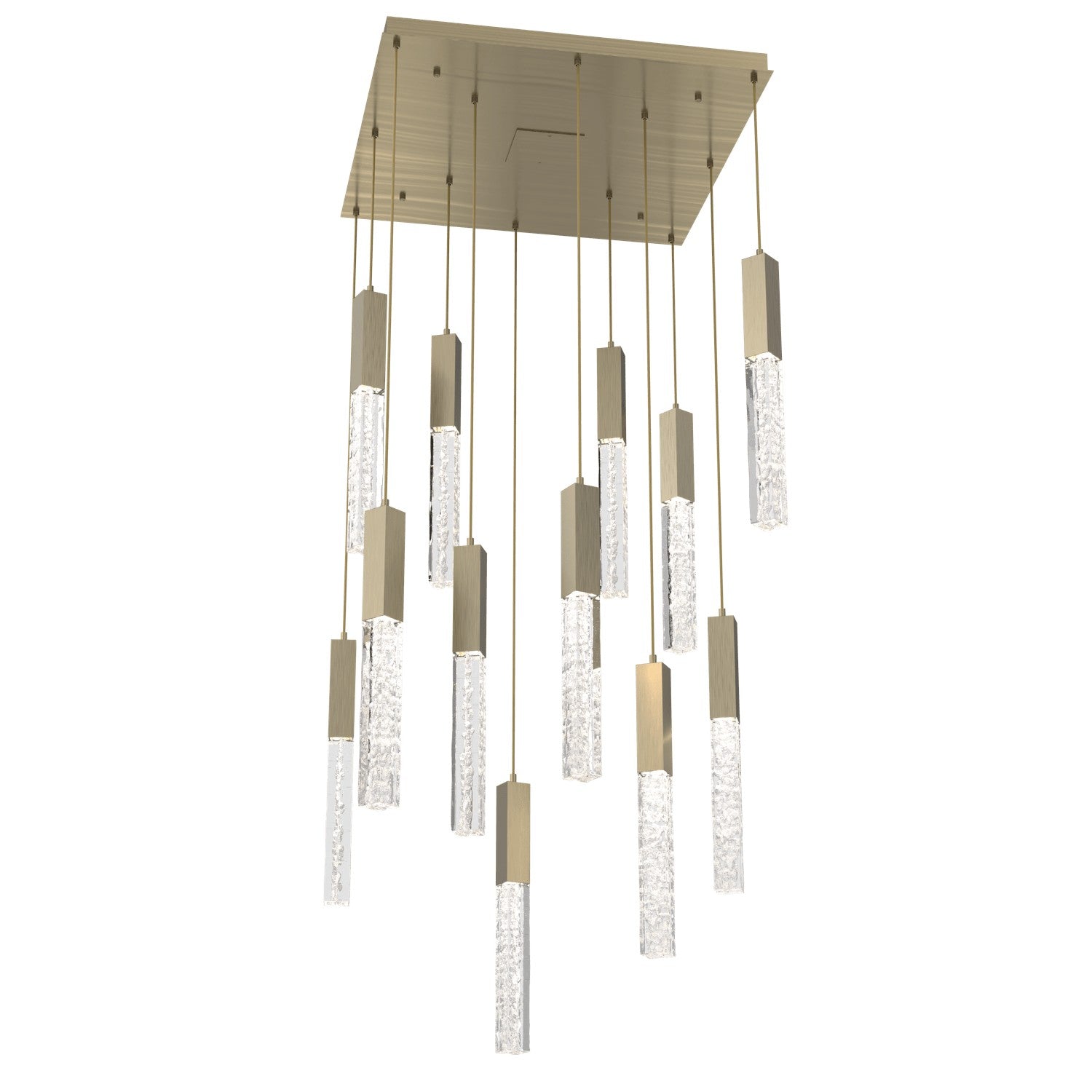 Hammerton Studio - CHB0060-12-HB-GC-C01-L1 - LED Pendant - Axis - Heritage Brass