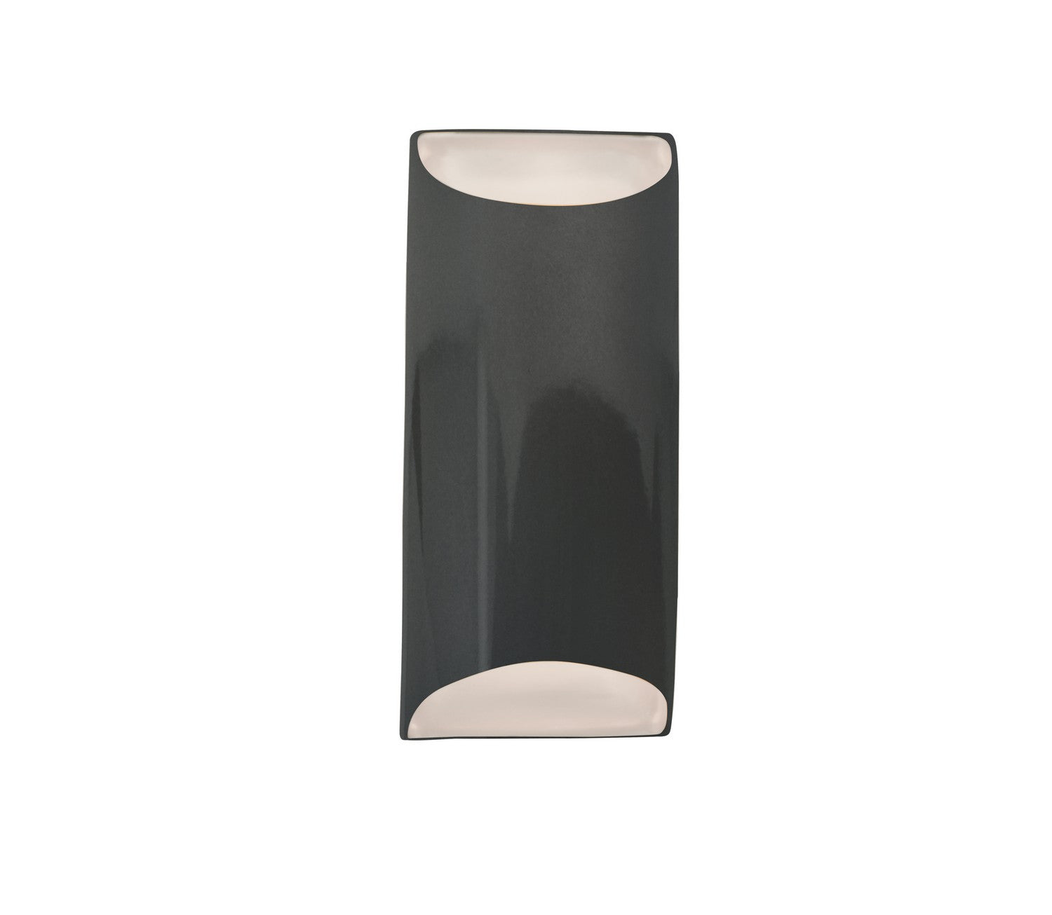 Justice Designs - CER-5755-GRY - Two Light Wall Sconce - Ambiance - Gloss Grey