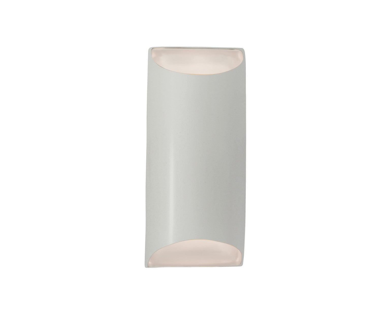 Justice Designs - CER-5755-MAT - Two Light Wall Sconce - Ambiance - Matte White