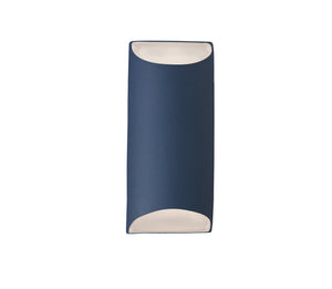 Justice Designs - CER-5755-MDMT - Two Light Wall Sconce - Ambiance - Midnight Sky w/ Matte White