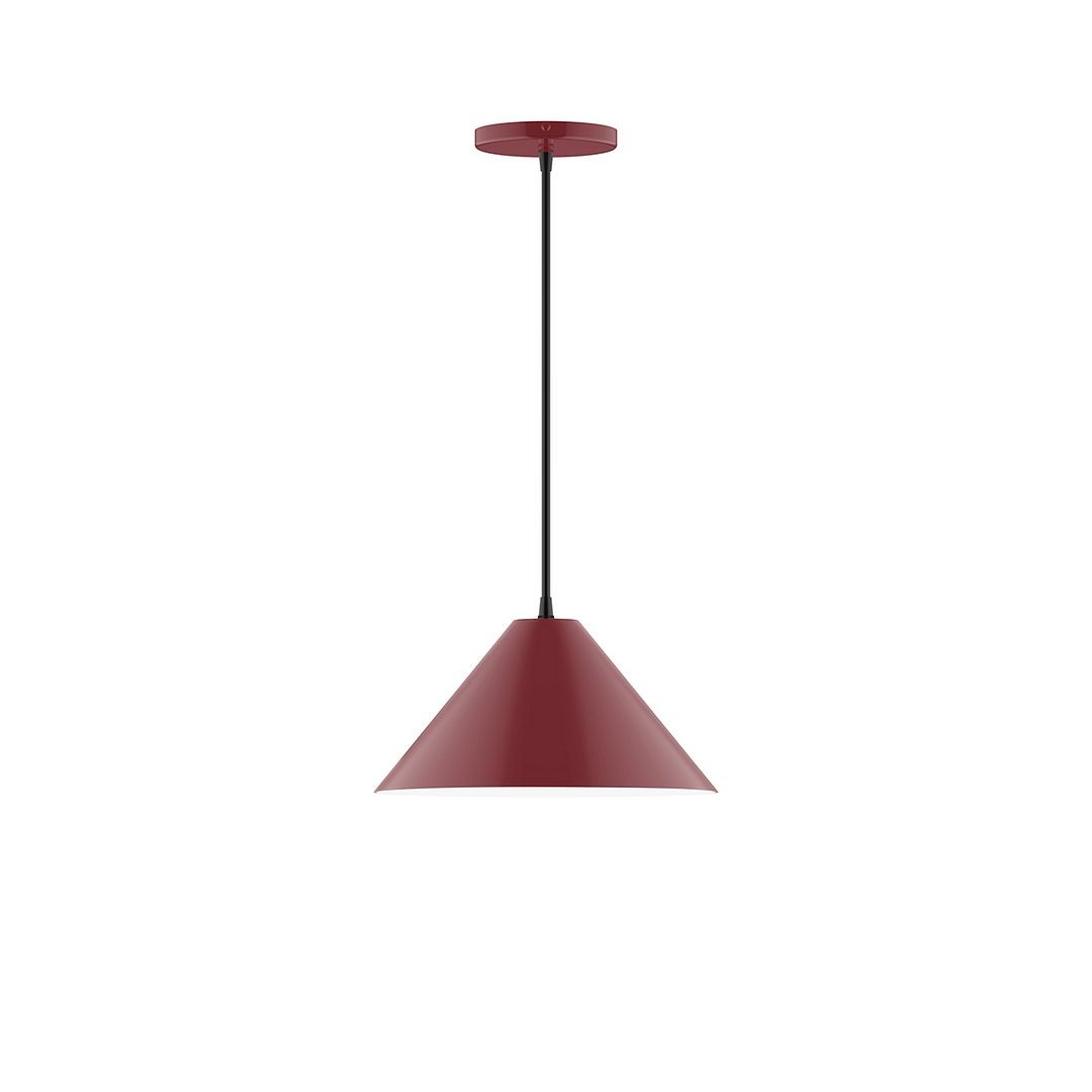 Montclair Light Works - PEB422-55-C01 - One Light Pendant - Axis - Barn Red