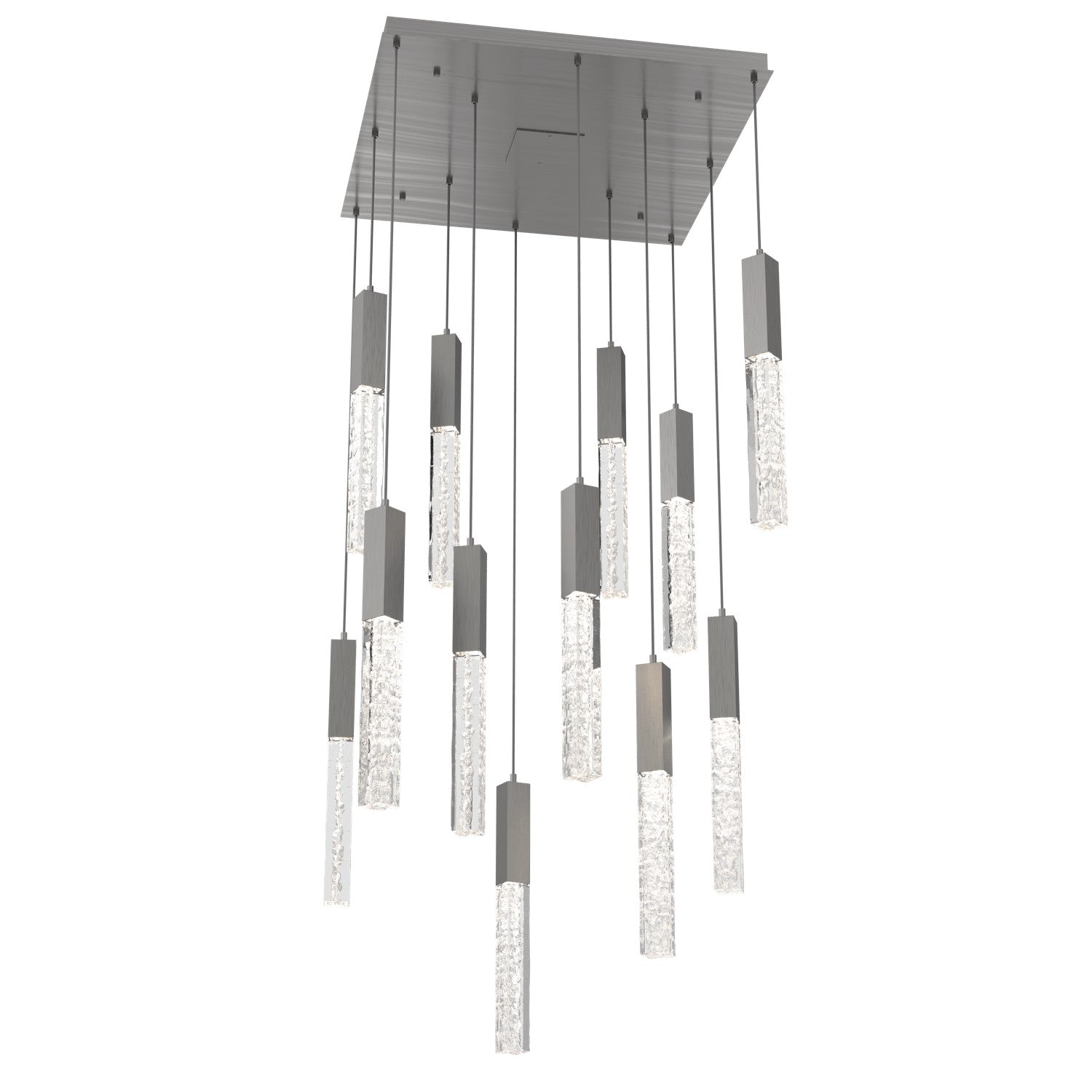 Hammerton Studio - CHB0060-12-SN-GC-C01-L1 - LED Pendant - Axis - Satin Nickel