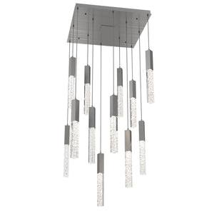 Hammerton Studio - CHB0060-12-SN-GC-C01-L1 - LED Pendant - Axis - Satin Nickel