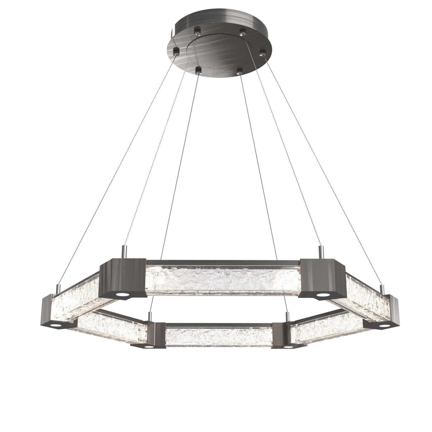 Hammerton Studio - CHB0060-35-GM-GC-CA1-L1 - LED Chandelier - Axis - Gunmetal