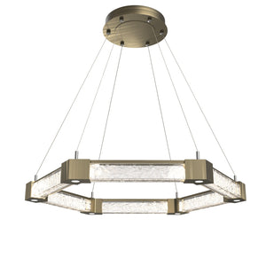 Hammerton Studio - CHB0060-35-HB-GC-CA1-L1 - LED Chandelier - Axis - Heritage Brass