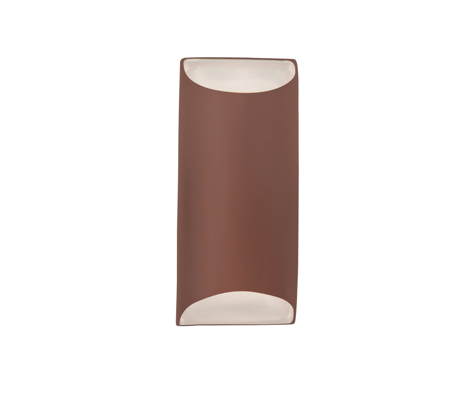 Justice Designs - CER-5755W-CLAY - LED Outdoor Wall Sconce - Ambiance - Canyon Clay