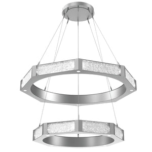 Hammerton Studio - CHB0061-2B-CS-GC-CA1-L1 - LED Chandelier - Glacier - Classic Silver