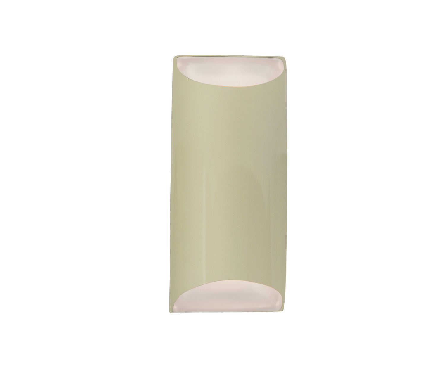 Justice Designs - CER-5755W-VAN - LED Outdoor Wall Sconce - Ambiance - Vanilla (Gloss)