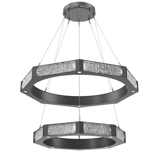 Hammerton Studio - CHB0061-2B-GP-GC-CA1-L1 - LED Chandelier - Glacier - Graphite