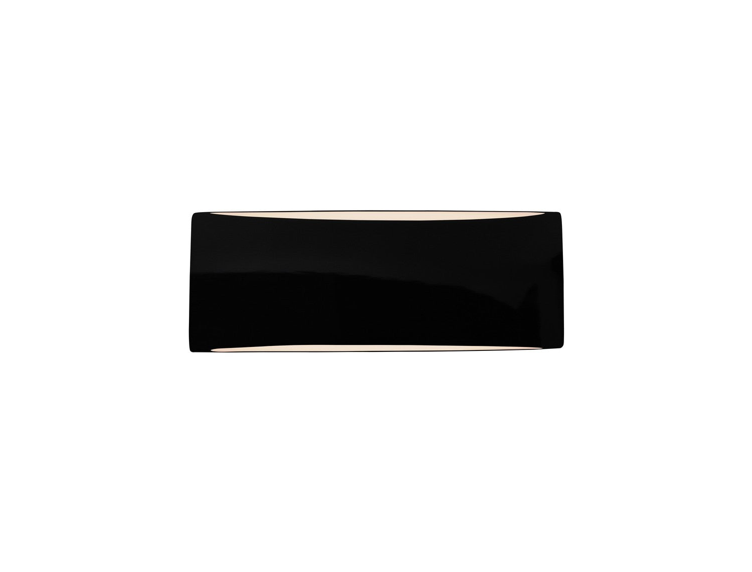 Justice Designs - CER-5765-BLK - One Light Wall Sconce - Ambiance - Gloss Black