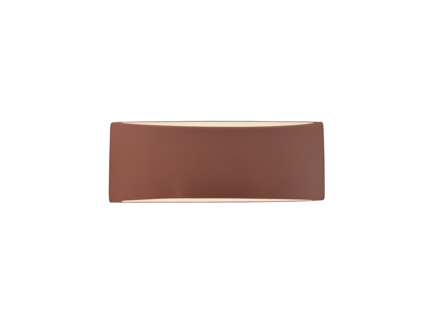 Justice Designs - CER-5765-CLAY - One Light Wall Sconce - Ambiance - Canyon Clay