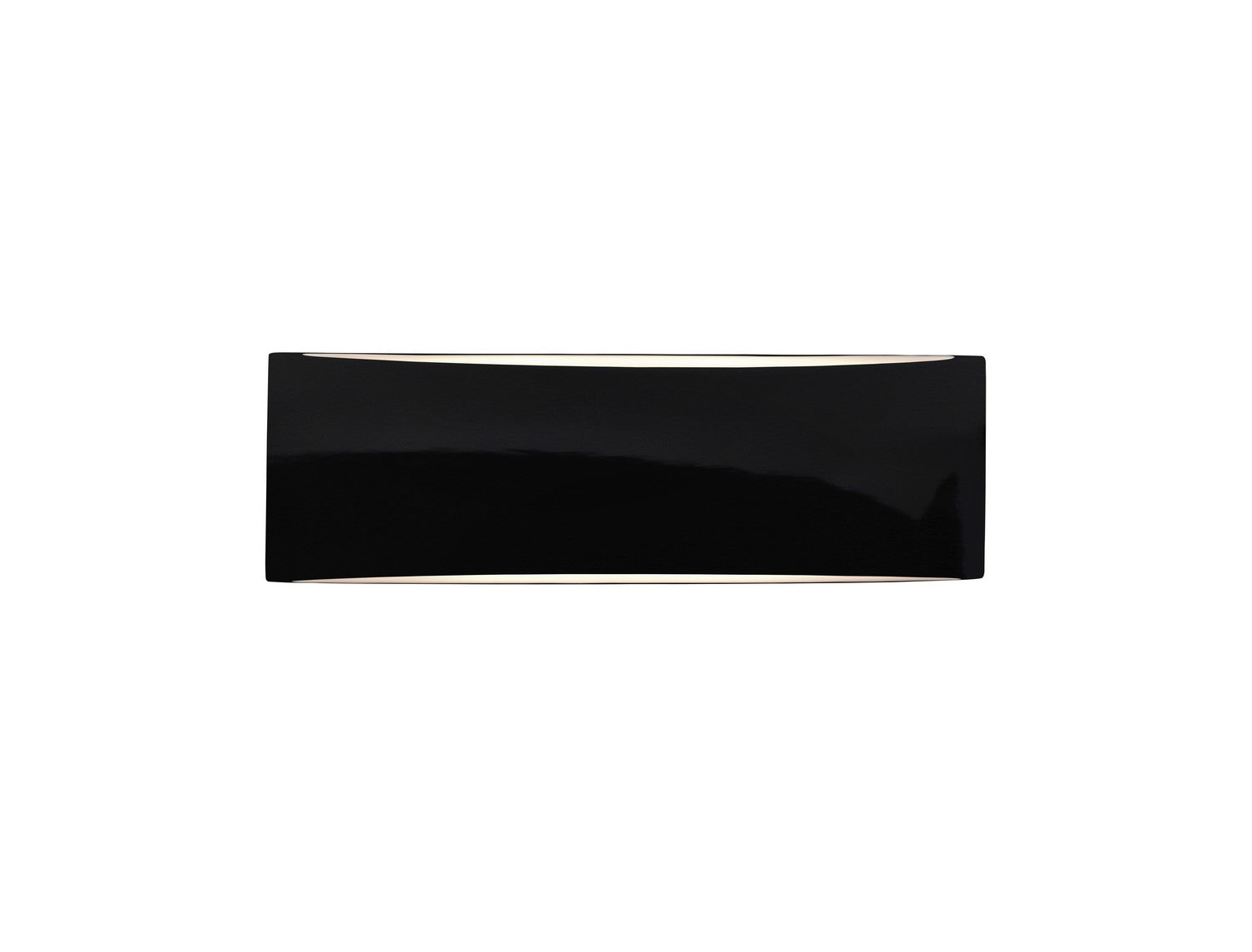 Justice Designs - CER-5767-BKMT - Two Light Wall Sconce - Ambiance - Gloss Black w/ Matte White