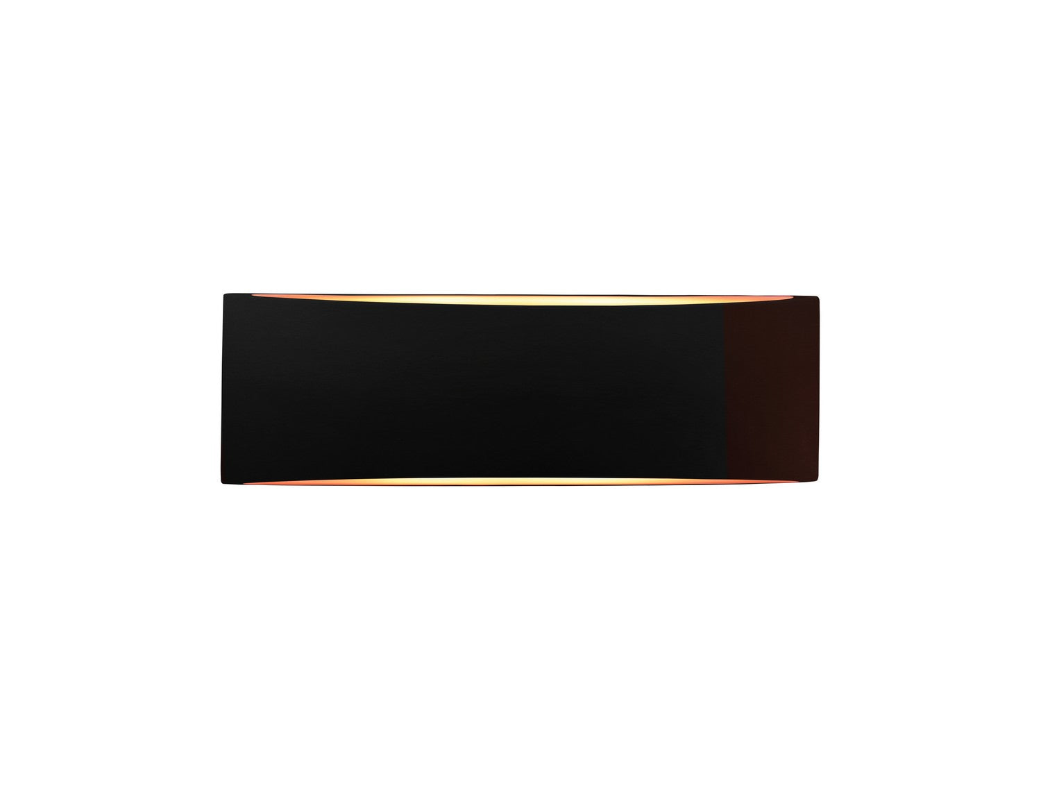 Justice Designs - CER-5767-CBGD - Two Light Wall Sconce - Ambiance - Carbon Matte Black w/ Champagne Gold