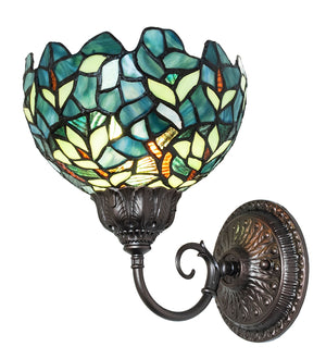 Meyda Tiffany - 245427 - One Light Wall Sconce - Nightfall Wisteria