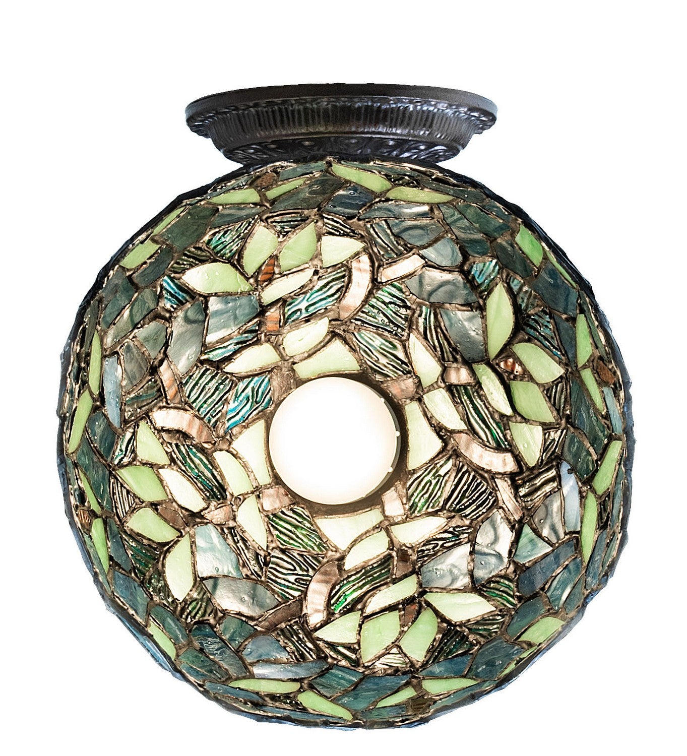 Meyda Tiffany - 245427 - One Light Wall Sconce - Nightfall Wisteria