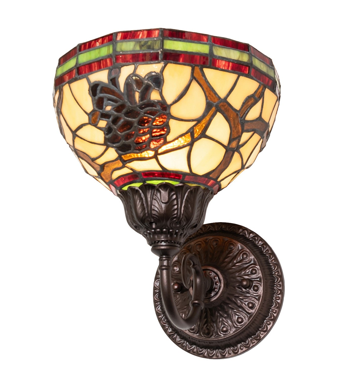 Meyda Tiffany - 245438 - One Light Wall Sconce - Pinecone - Custom