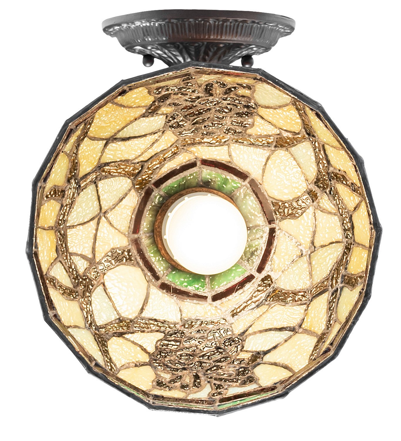 Meyda Tiffany - 245438 - One Light Wall Sconce - Pinecone - Custom