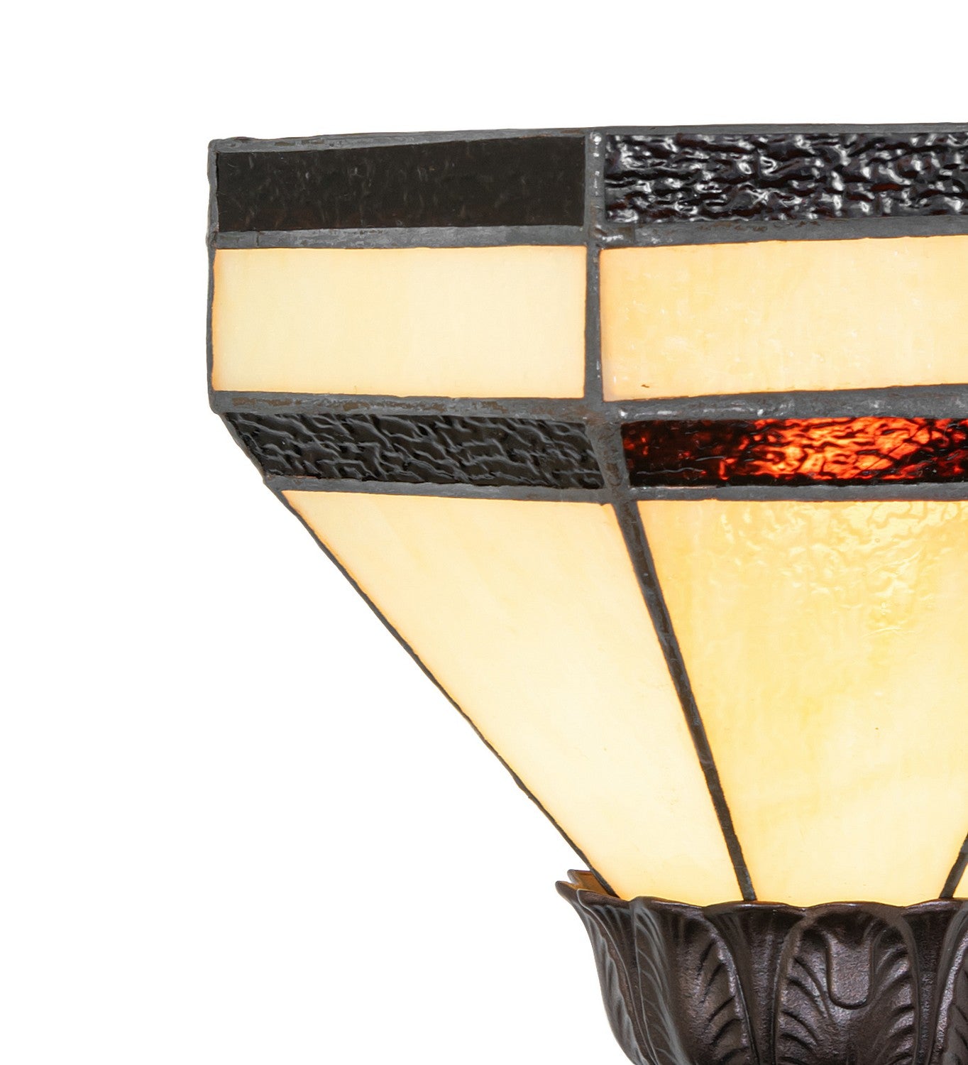 Meyda Tiffany - 245443 - One Light Wall Sconce - Topridge - Mahogany Bronze