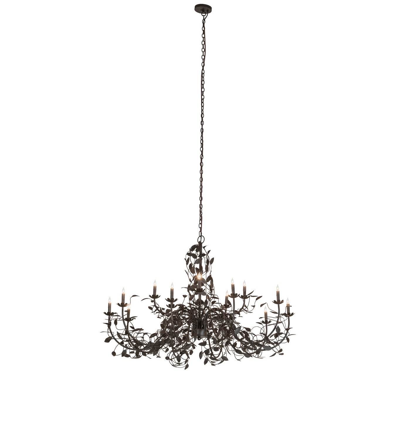 Meyda Tiffany - 267570 - 15 Light Chandelier - Pear Leaf - Oil Rubbed Bronze