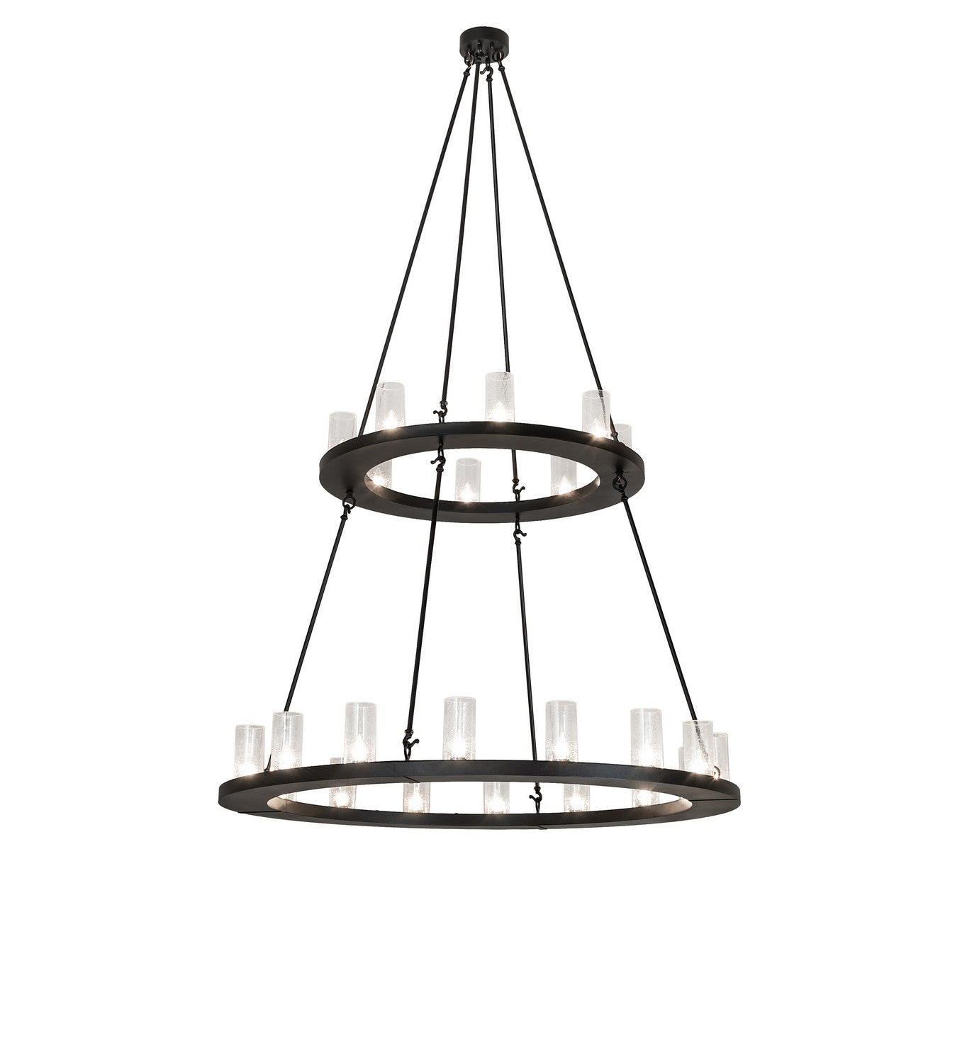 Meyda Tiffany - 270813 - 24 Light Chandelier - Loxley - Textured Black