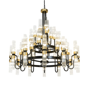 Meyda Tiffany - 271433 - LED Chandelier - Kahler - Black Satin Wrought Iron