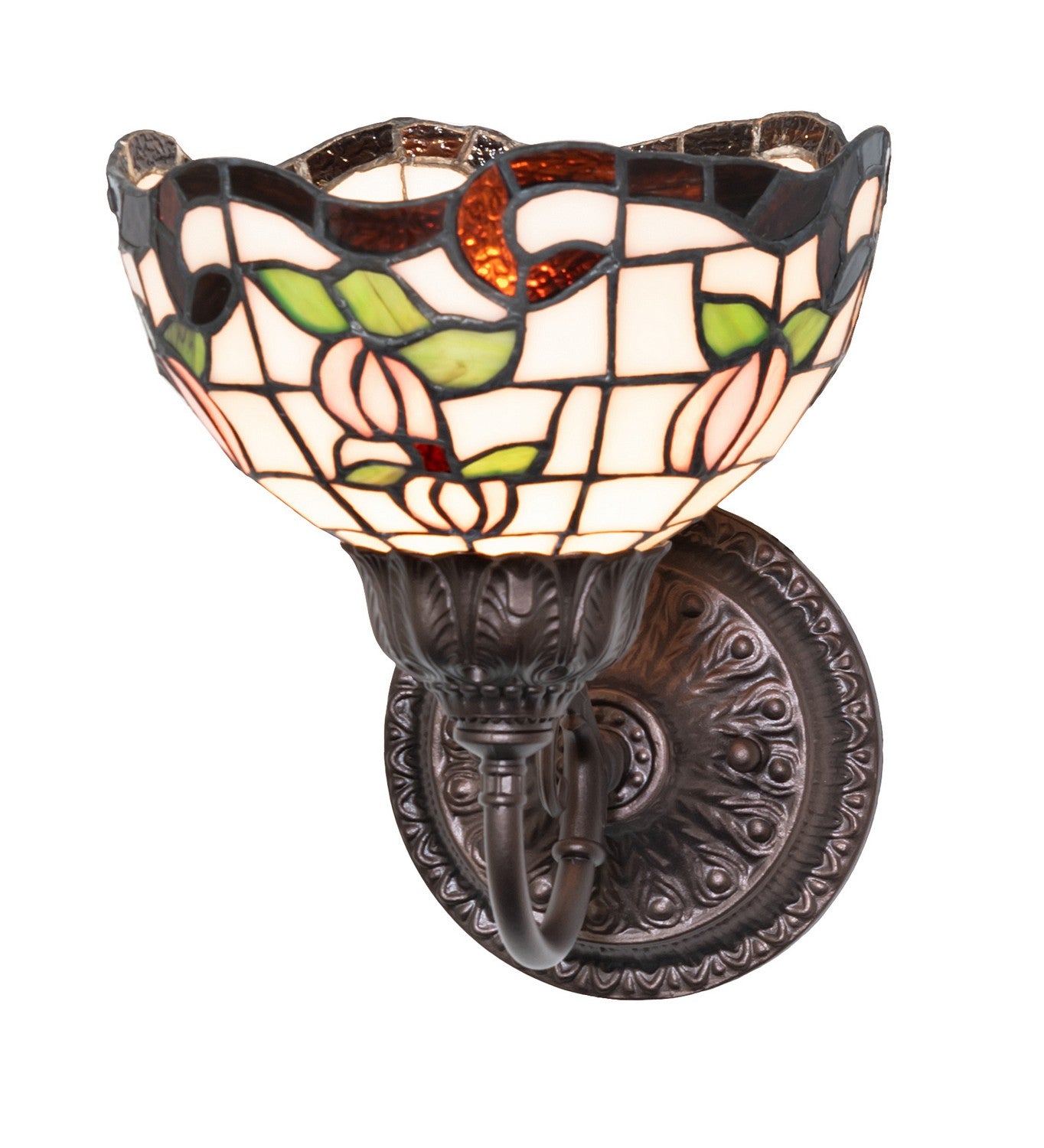 Meyda Tiffany - 275645 - One Light Wall Sconce - Roseborder