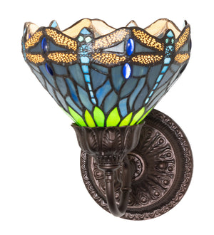 Meyda Tiffany - 275647 - One Light Wall Sconce - Tiffany Dragonfly